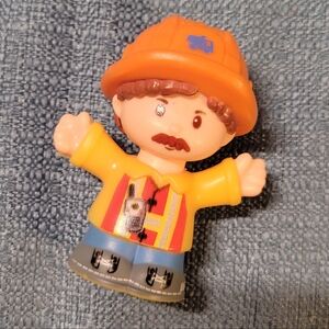 Little People Mattel Construction Worker 2016 Figure Toy Collectible Safety